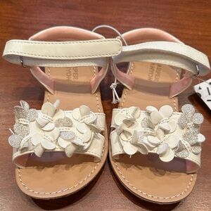 Harper Canyon Carter's white Floral Kids Sandals